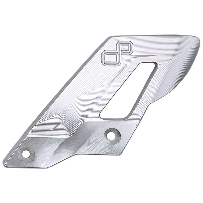 Aluminium Heel Guard Right Side Argento