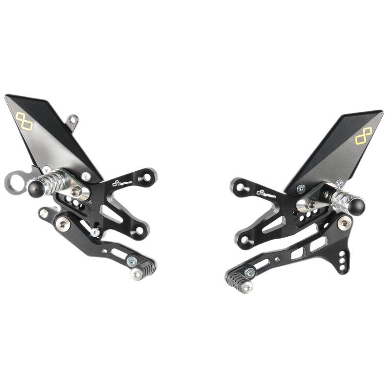 Adjustable Rear Sets With Fixed Foot Pegs for Aprilia Nero