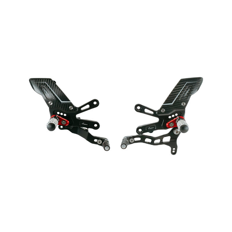 "r" Version Ajustable Rear Sets , Reverse Shifting for Aprilia Nero