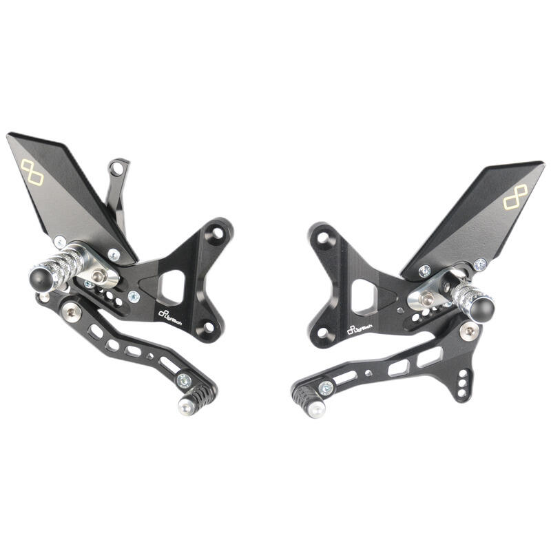Adjustable Rear Sets With Fixed Foot Pegs for Kawasaki Naturale