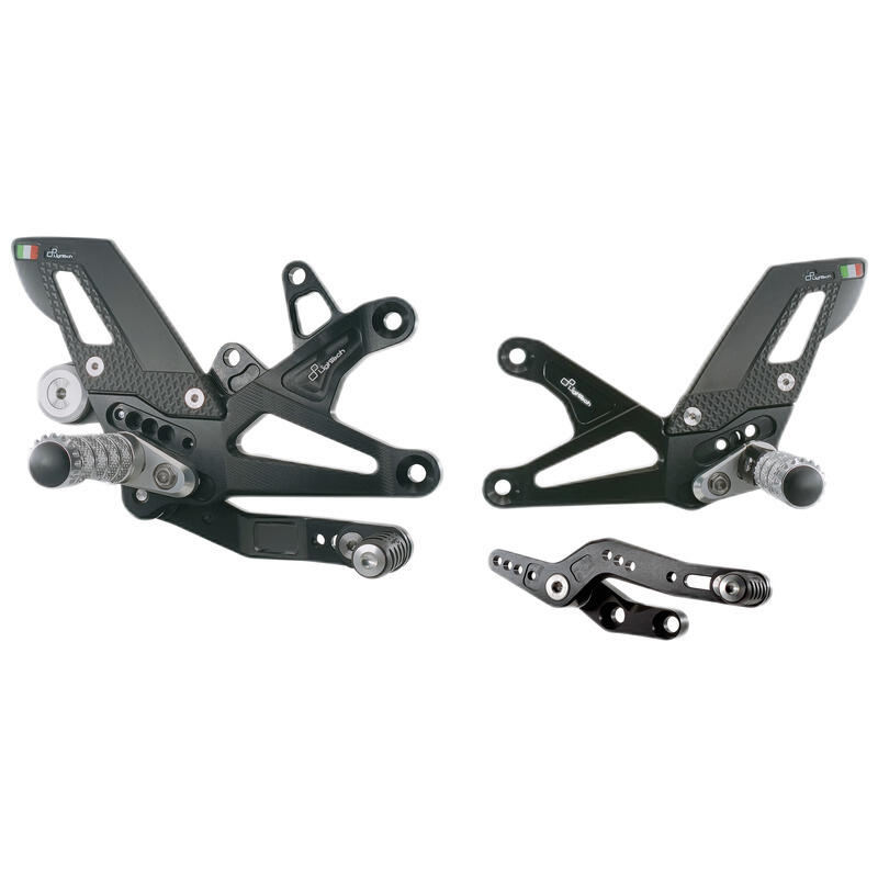 Adjustable Rear Sets With Fixed Foot Pegs for Triumph Naturale