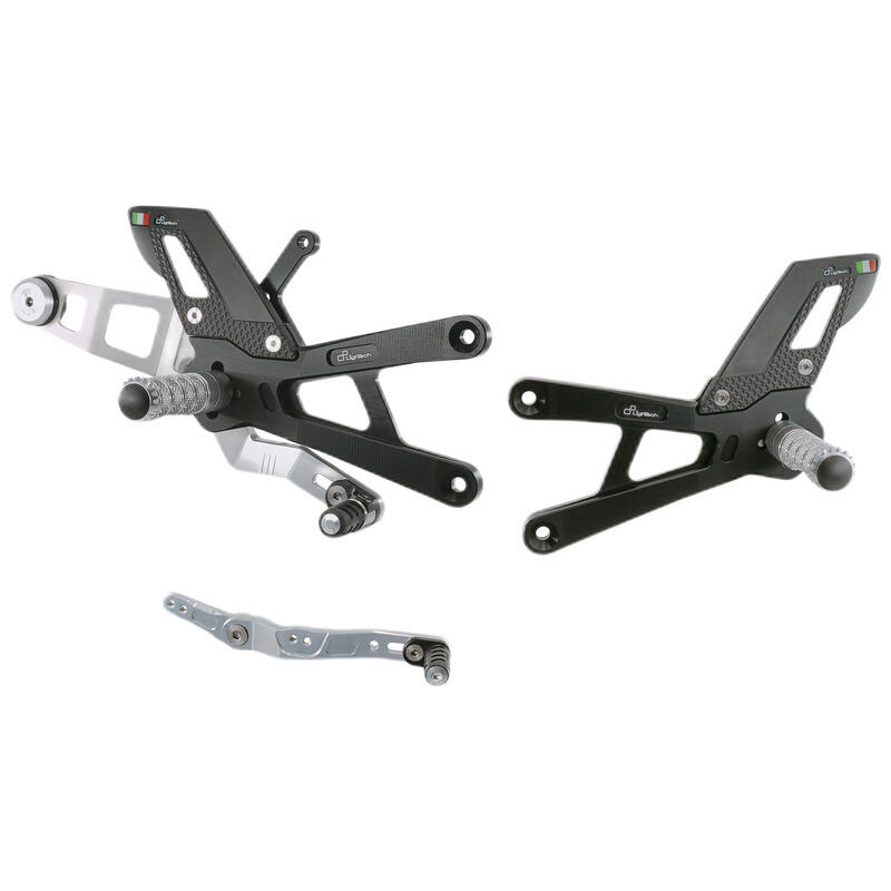 Adjustable Rear Sets With Fixed Foot Pegs - TRACK USE for Yamaha Naturale