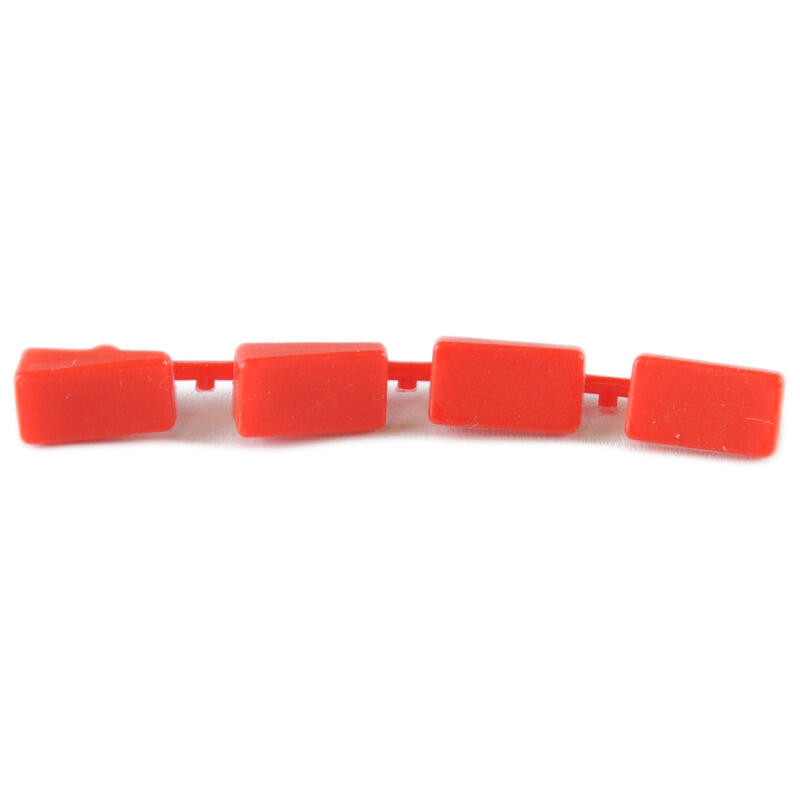 Soft Touch Lever Rubber Insert for Yamaha, Kawasaki Rosso