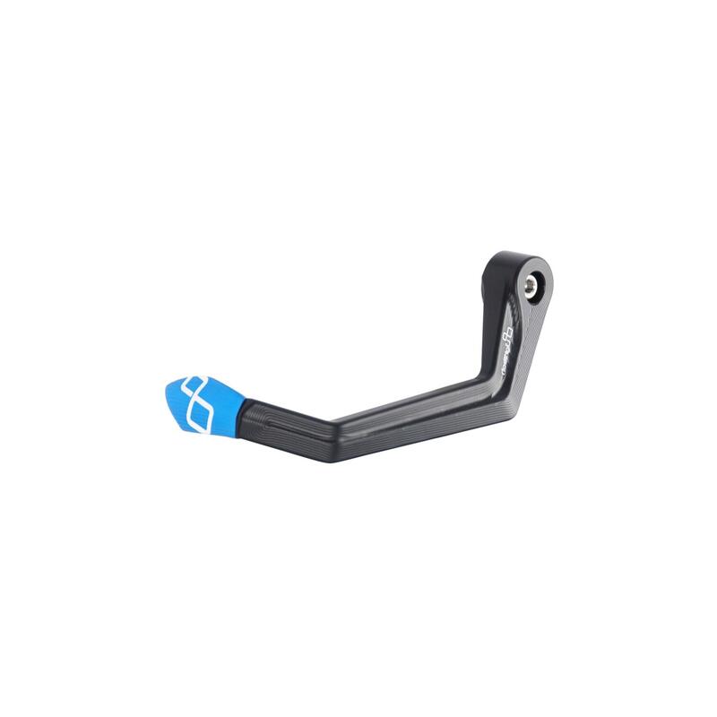 Protezione In Alluminio Leva Frizione - Interasse 132 Mm / Terminale Colorato Cobalto