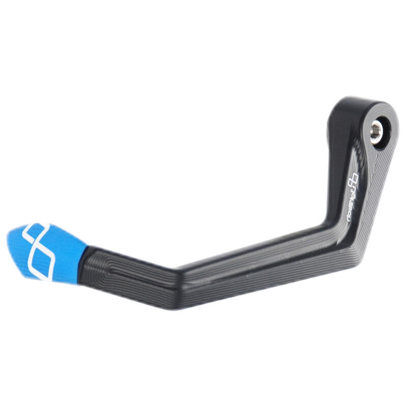 Protezione In Alluminio Leva Frizione - Interasse 132 Mm / Terminale Colorato Cobalto