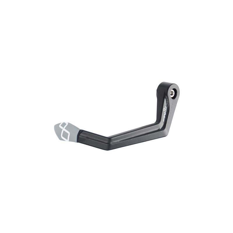 Protezione In Alluminio Leva Frizione - Interasse 132 Mm / Terminale Colorato Argento