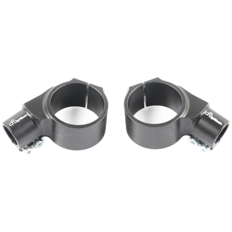 Bracciali Manubrio Ø53 - Offset 20mm Inclinazione 10° per Ducati Opaco