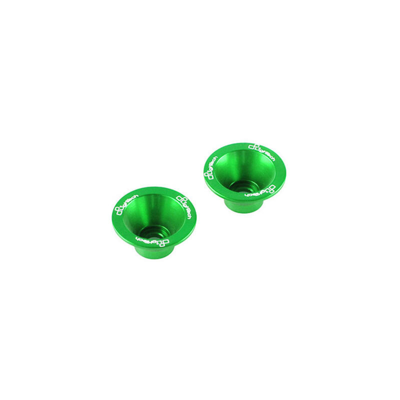 Kit Anodized Cone Ø8 For Handlebar Balancers (Couple) Verde