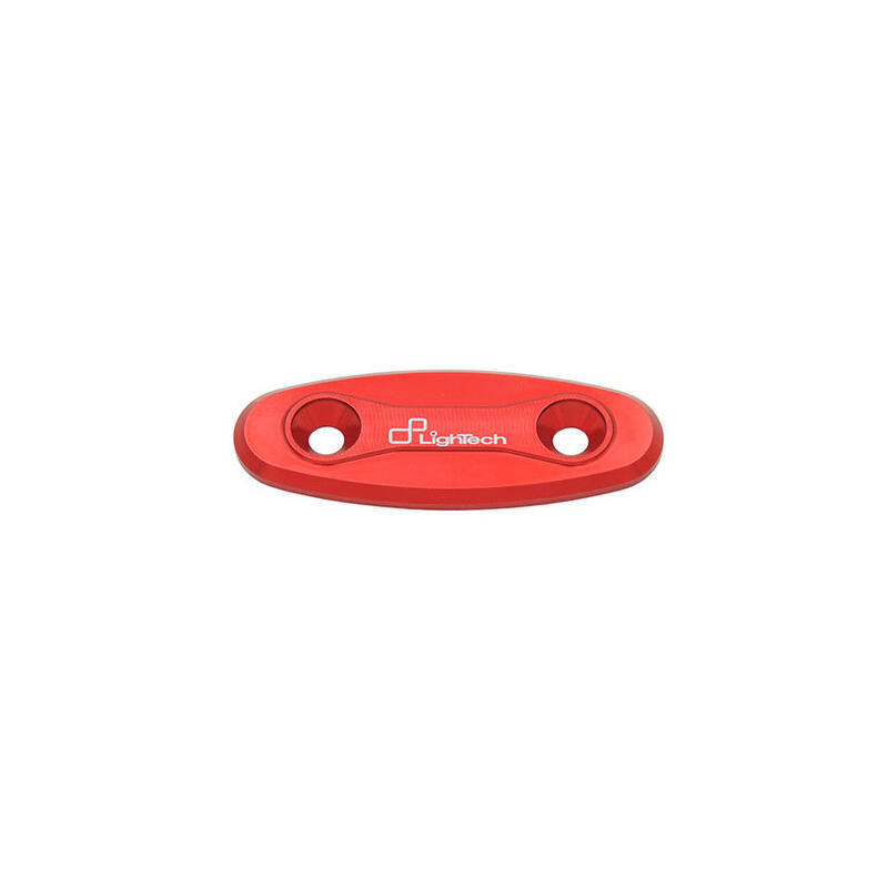 Coppia Tappi Sede Specchio per Suzuki Rosso