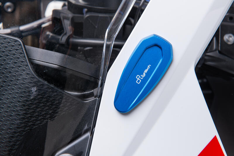 Pair Mirrors Block-Off Plates for Bmw Cobalto