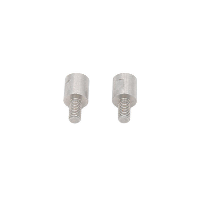 Mirrors Adaptors Kit With Thread  (From M10 X 1.25 Female To M8 X 1.25 Male R + L) Nero