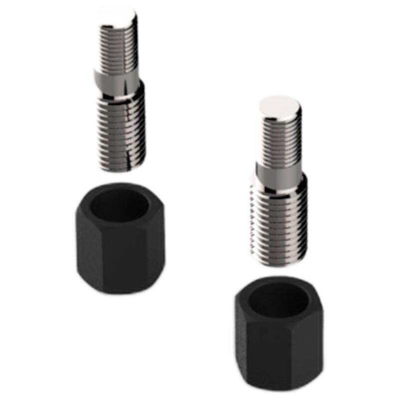 Coppia Adattatori Specchi  Per Bmw Con Filetto (Da M10 X 1.50 A M8 / Dx+sx) Naturale
