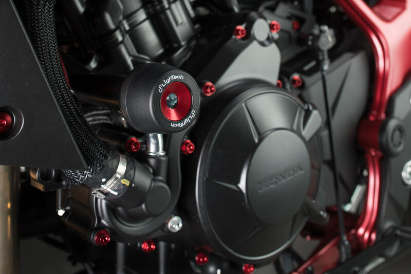 Shock-Absorbing Frame Sliders Kit for Honda Nero