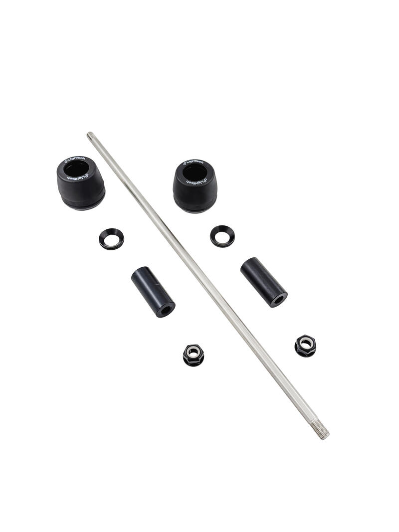 Kit Protezioni Telaio Ammortizzate per Kawasaki Nero