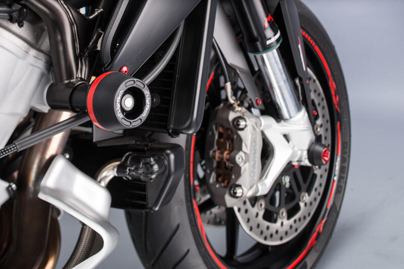 Kit Protezioni Telaio Ammortizzate per Mv Agusta Nero