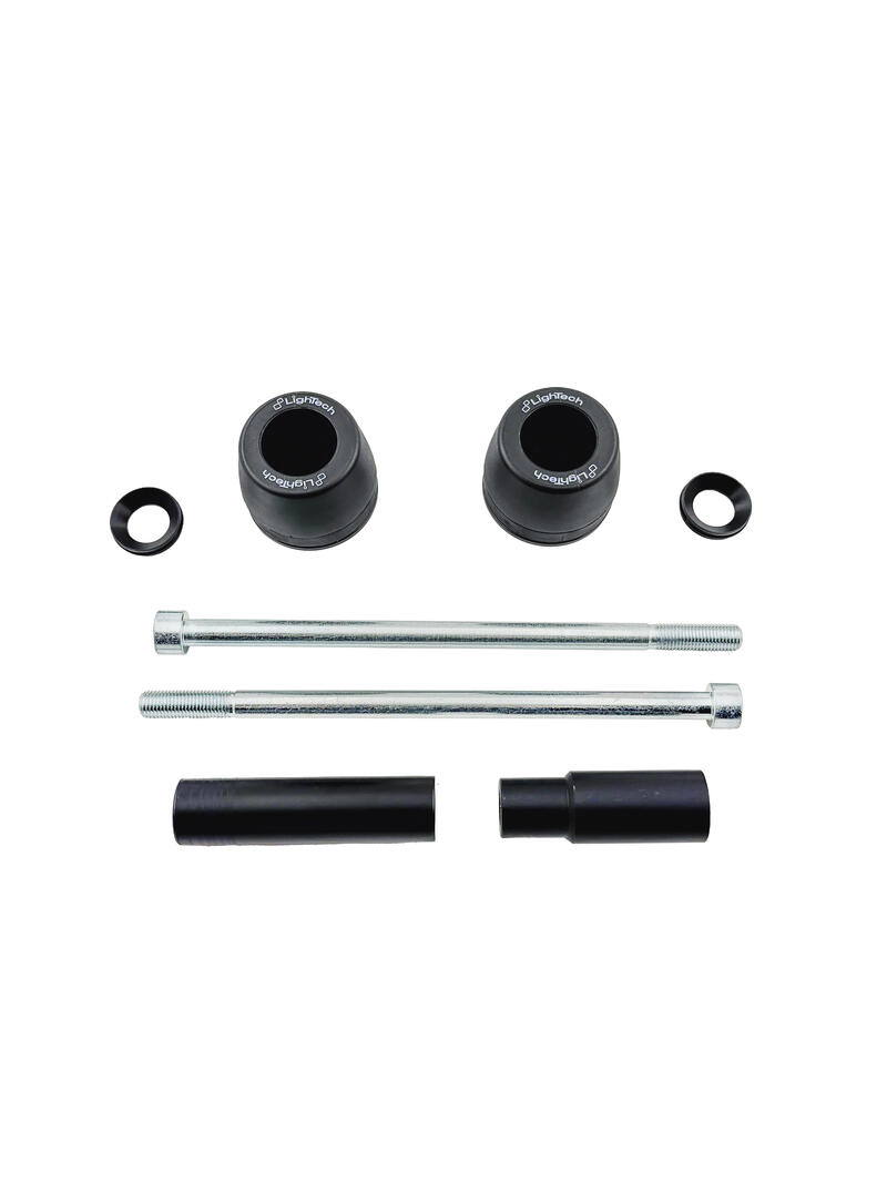 Shock-Absorbing Frame Sliders Kit for QJ Motor Nero