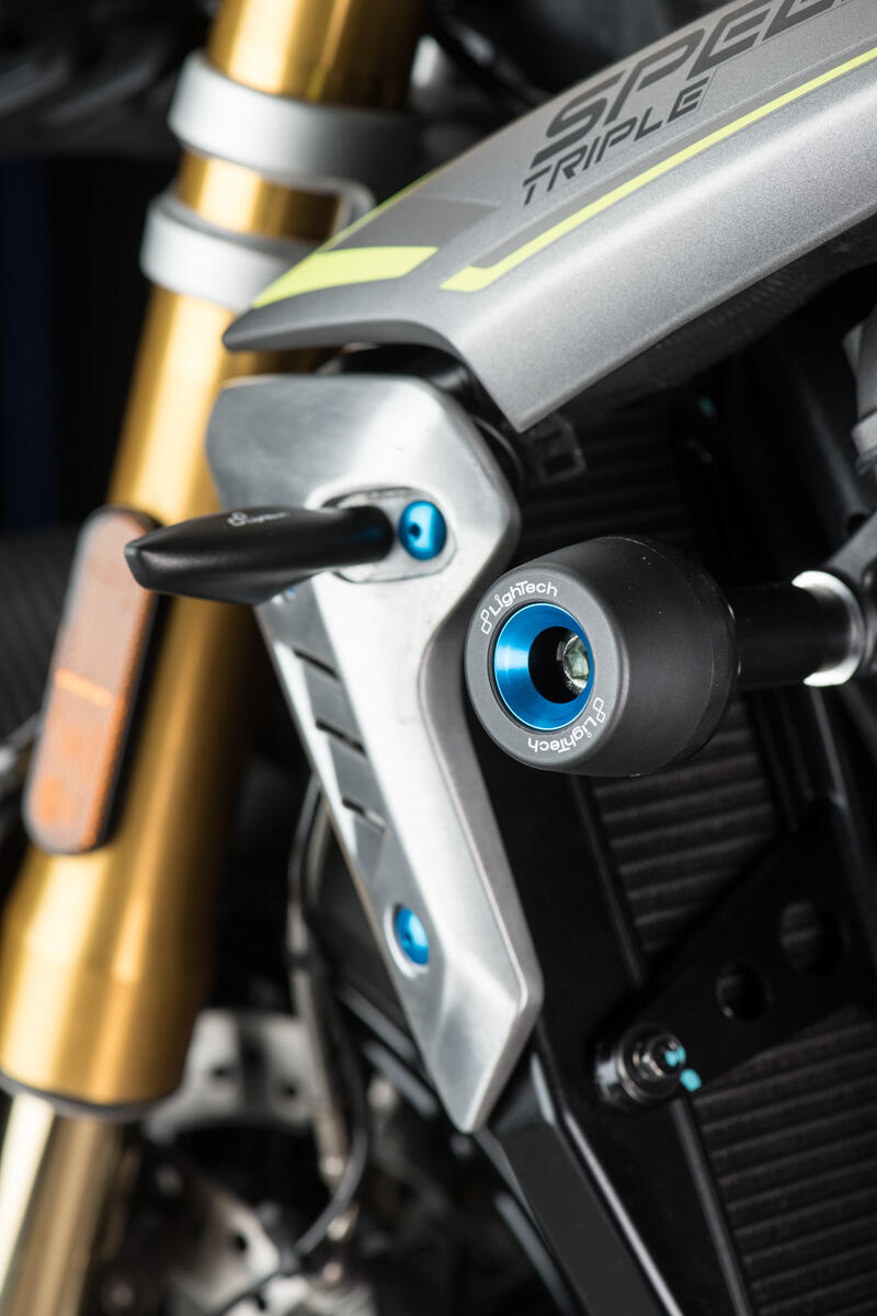 Shock-Absorbing Frame Sliders Kit for Triumph Nero