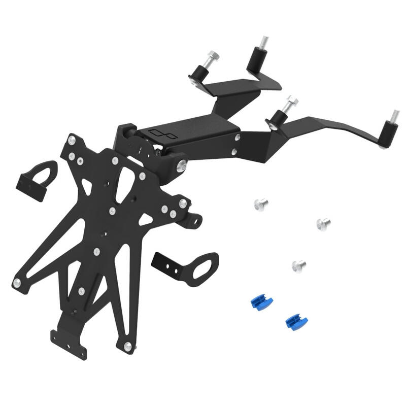 Porta Targa Regolabile per Honda NeroB3