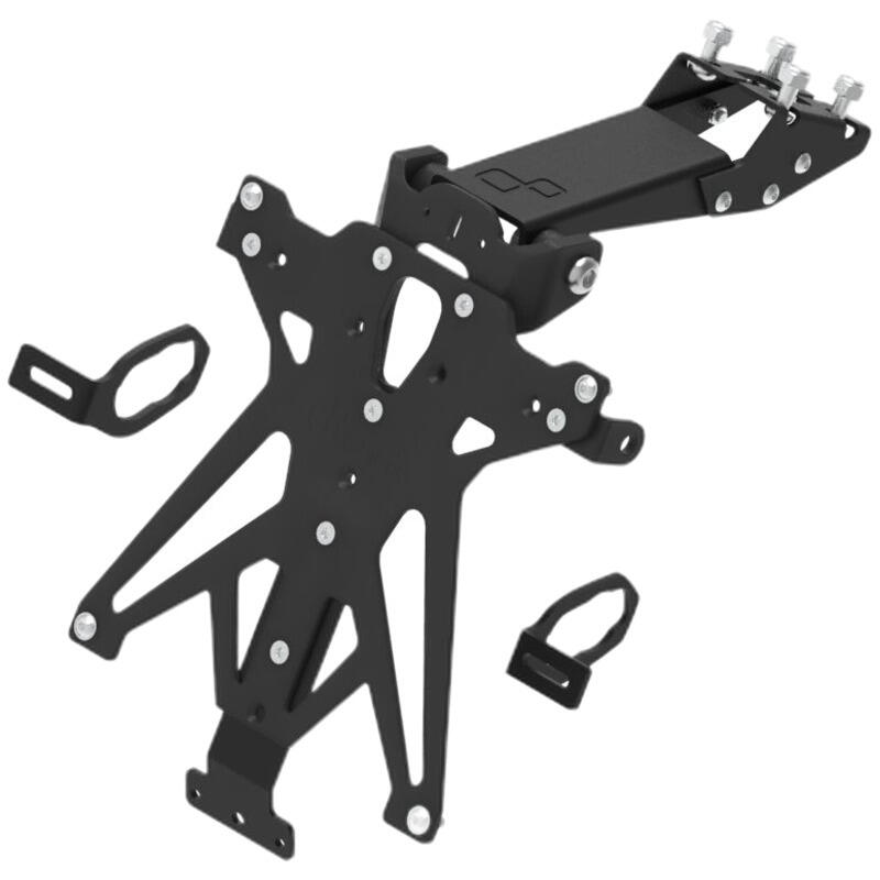 Porta Targa Regolabile per Kawasaki NeroB3