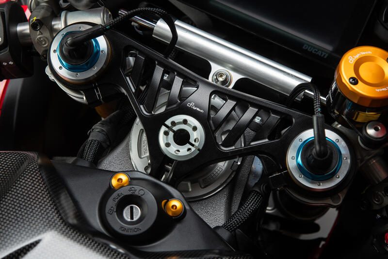 Steering Plate Ducati Panigale V4 for Ducati Nero