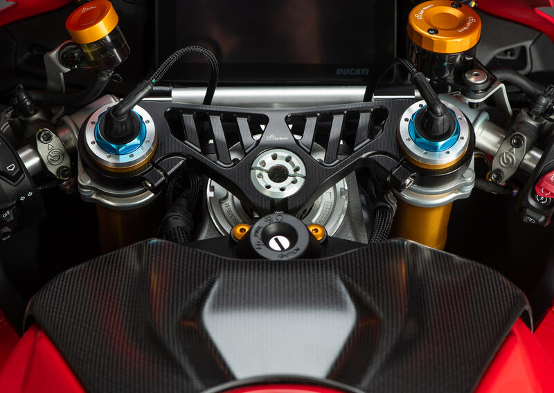 Steering Plate Ducati Panigale V4 for Ducati Nero