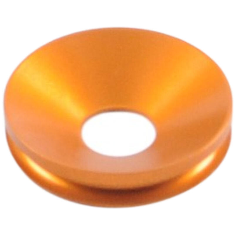 Pair of Alluminium insert for Wheel Axle Sliders Arancio