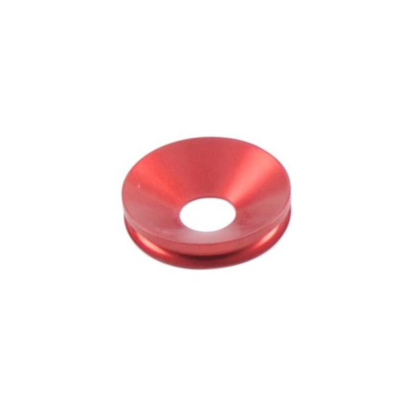 Pair of Alluminium insert for Wheel Axle Sliders Rosso