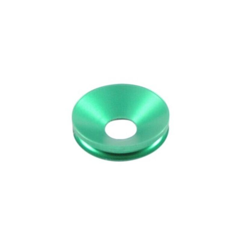 Pair of Alluminium insert for Wheel Axle Sliders Verde